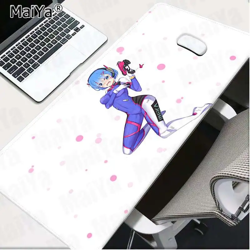

Maiya Top Quality Rem Re Zero Anime Girl gamer play mats Mousepad Free Shipping Large Mouse Pad Keyboards Mat