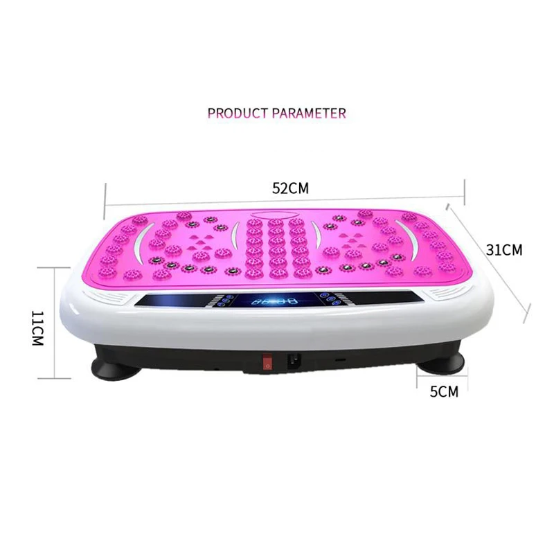 

Exercise Fitness Vibration Machine Trainer Plate Platform Body Shaper Platform Machines Weight Loss Shaking Workout 150KG/180W