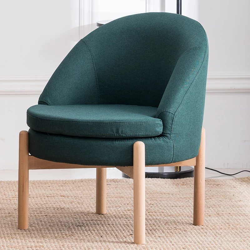 

Скандинавский стул для гостиной, деревянный стул для балкона, креативный простой современный комбинированный диван для спальни, кофе, стул...