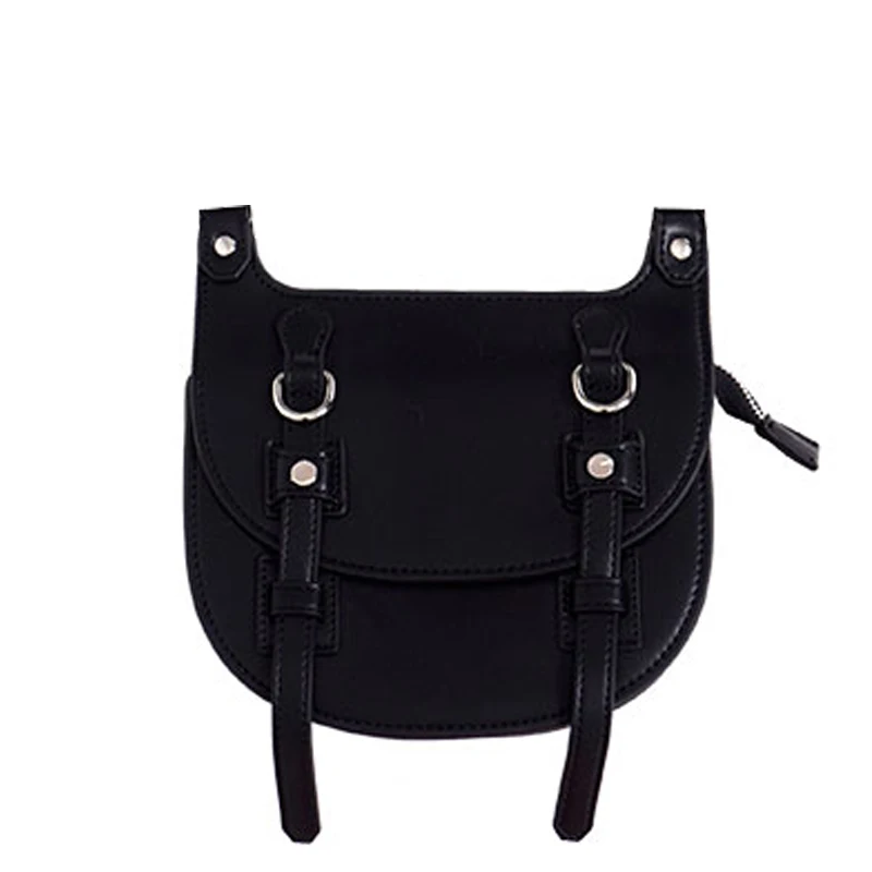 

Korean Style Womens Fashion New Genuine Leather Casual Shoulder Bag Cowhide Crossbody Bags Vintage High Quality Saddle Bag
