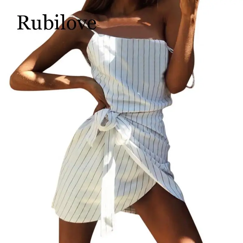 

Женское платье в полоску, с открытыми плечами, без рукавов