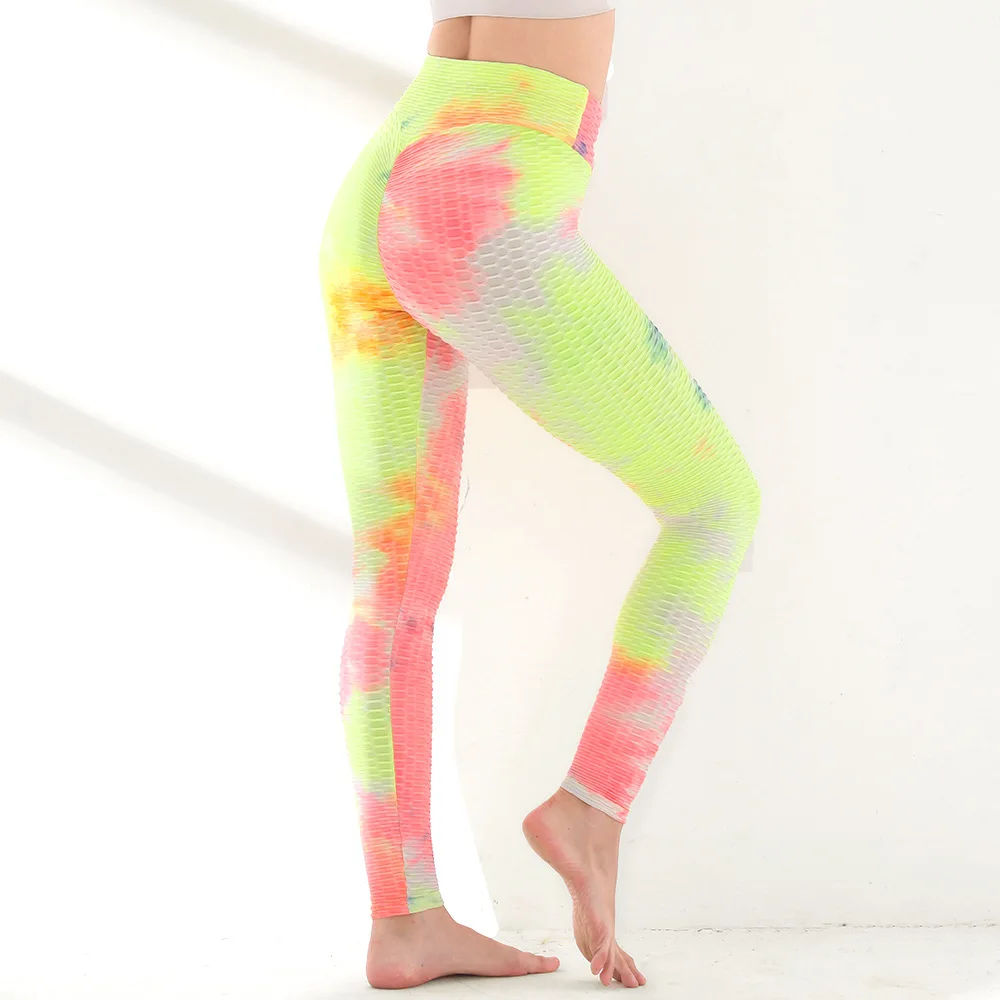 

European and American pop high waist hip tight sports fitness running bottoming Yoga Pants women