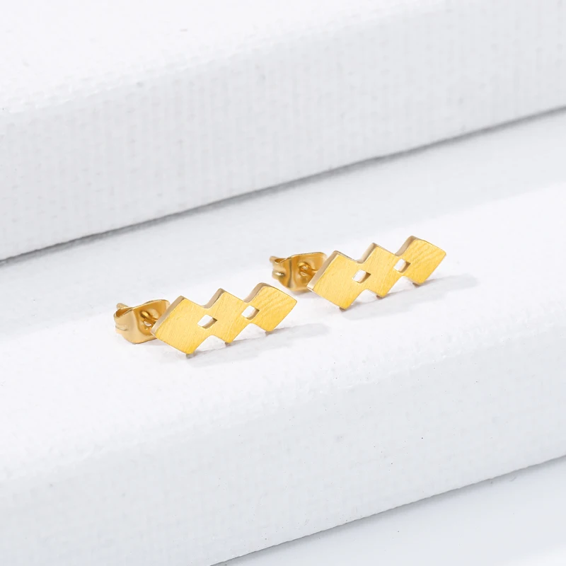 Лидер продаж модные богемные серьги-гвоздики из нержавеющей стали с