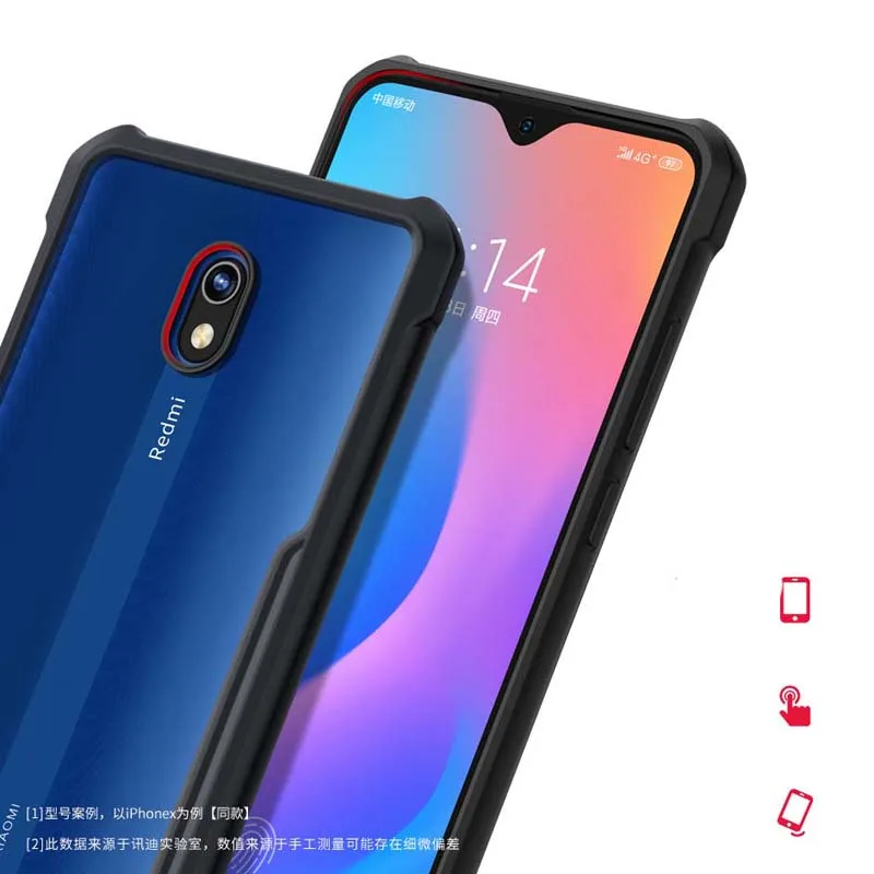 Для Xiaomi Redmi 8A чехол XUNDD Airbag противоударный прозрачный акриловый чехол PC TPU защитная задняя крышка для Redmi 8 чехол Новинка