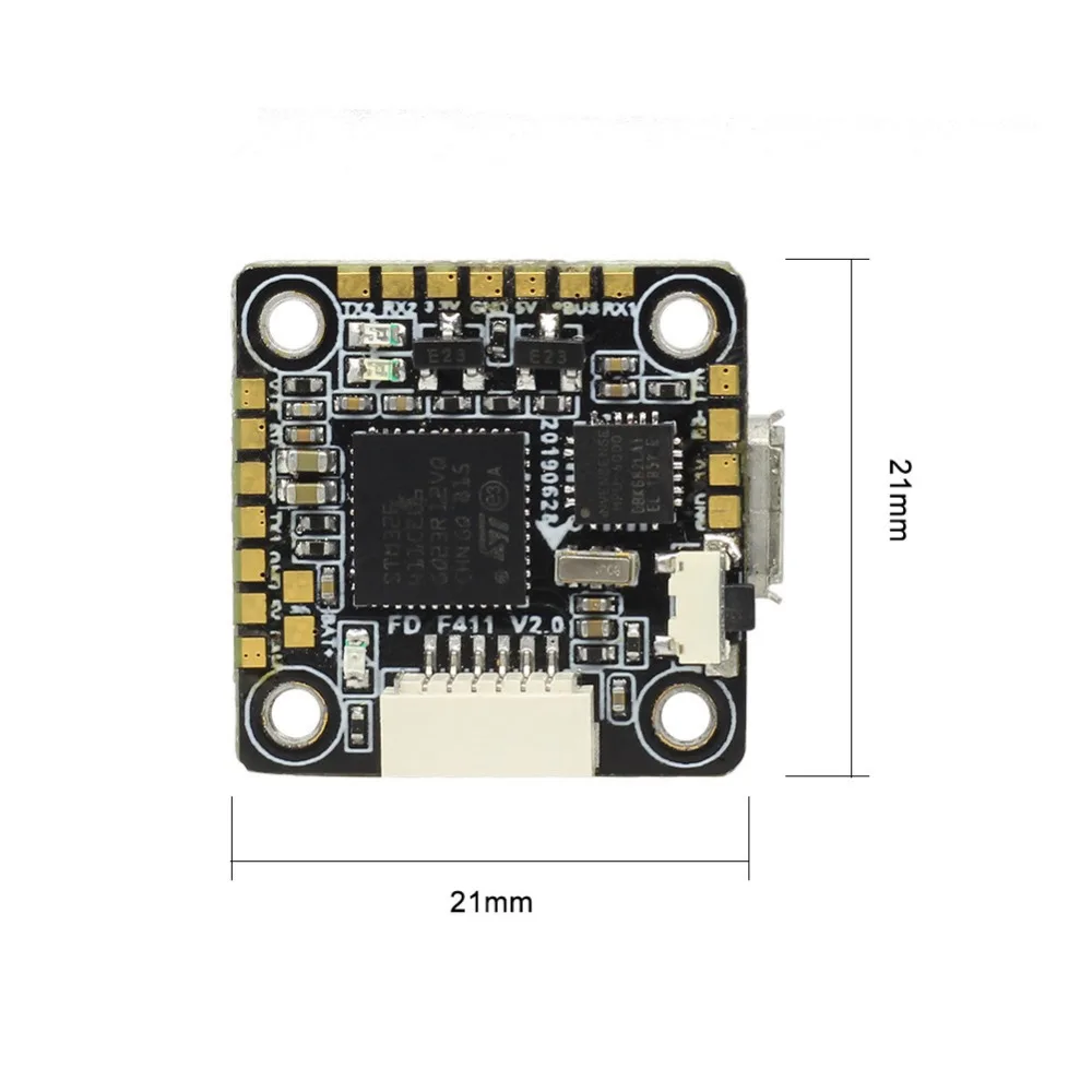 HGLRC 16x16 FD411 2-4s Контроллер полета для FD413 стек для FPV гоночный Дрон