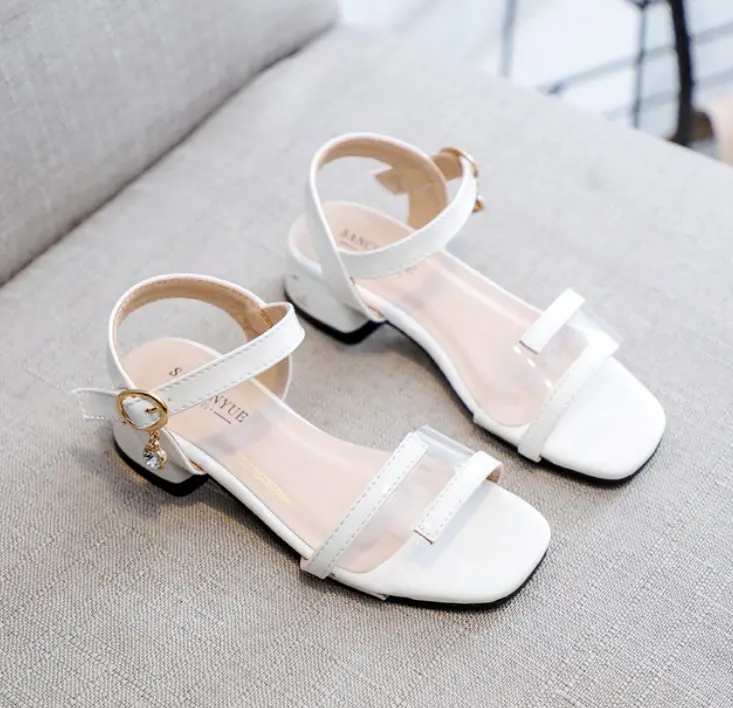 

2020 New Summer Children Kids Girls Sandals Glitter Rhinestone Princess Sandals Girls Kids Leather Shoes Party Dance Dress shoes