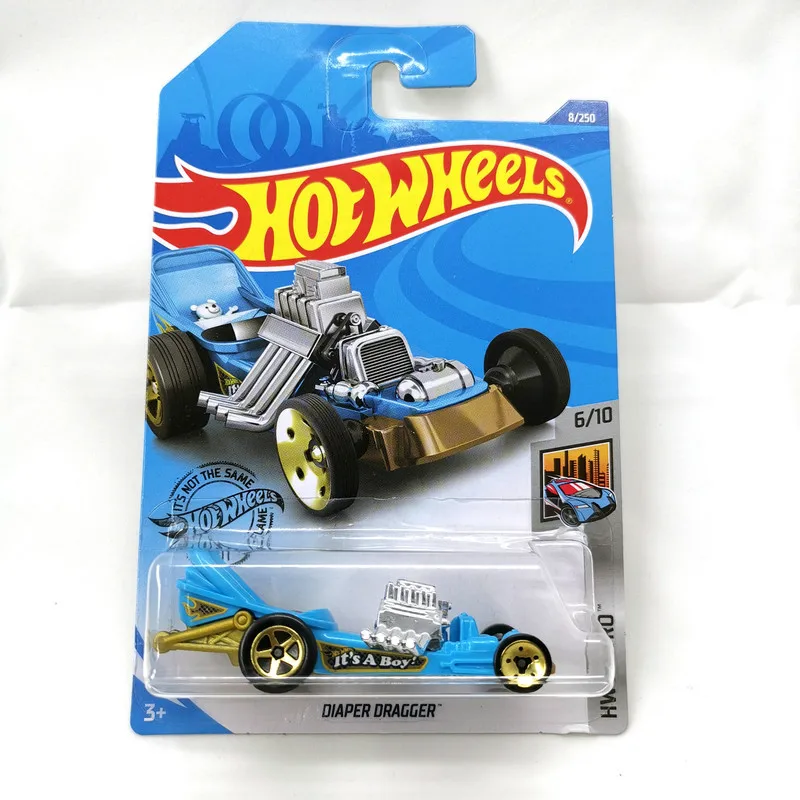 

2021-8 Hot Wheels 1:64 Car DIAPER DRAGGER Metal Diecast Model Car Kids Toys Gift
