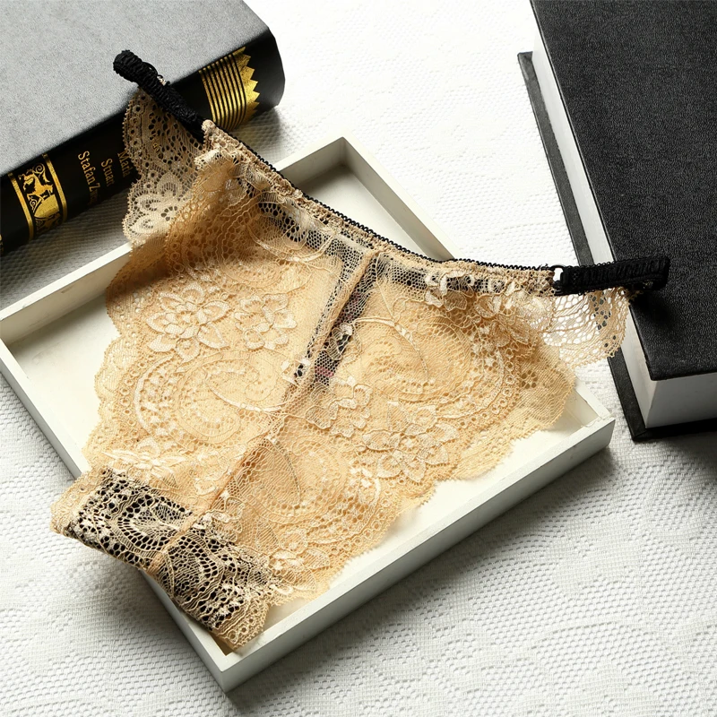 

Sexy Women Lace Panties Low Rise Transparent Underwear Women Briefs Size M L XL Solid Sexy Lingerie Women Underpants