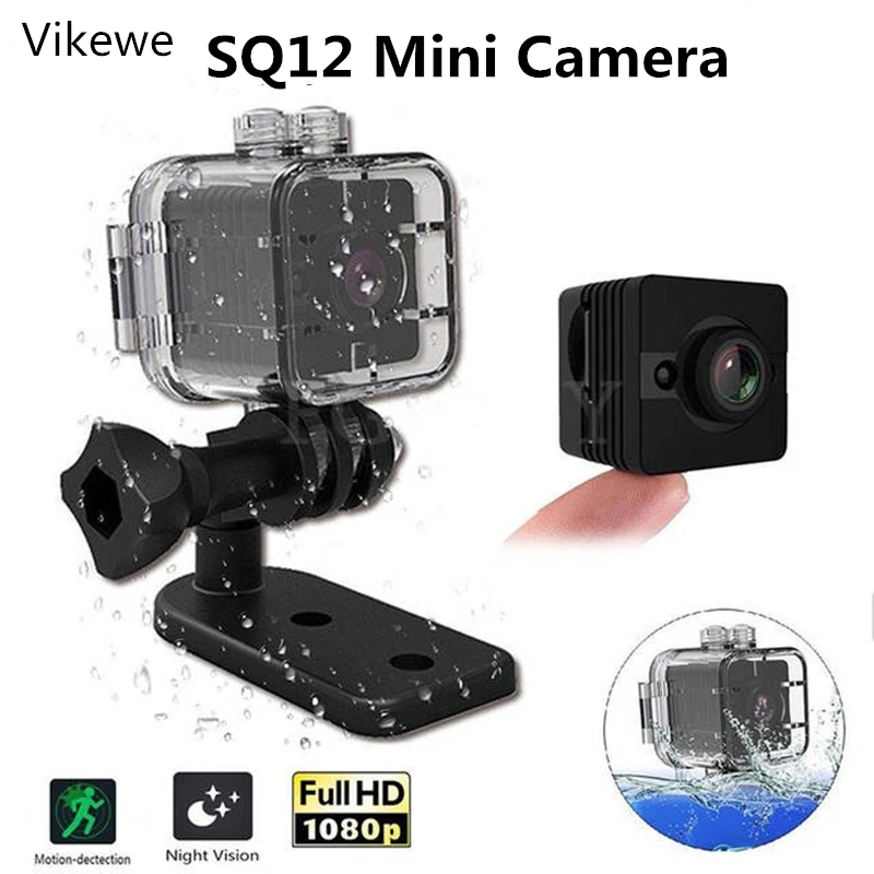 Водонепроницаемая мини камера Vikewe HD SQ12 1080P инфракрасная Ночная видеокамера