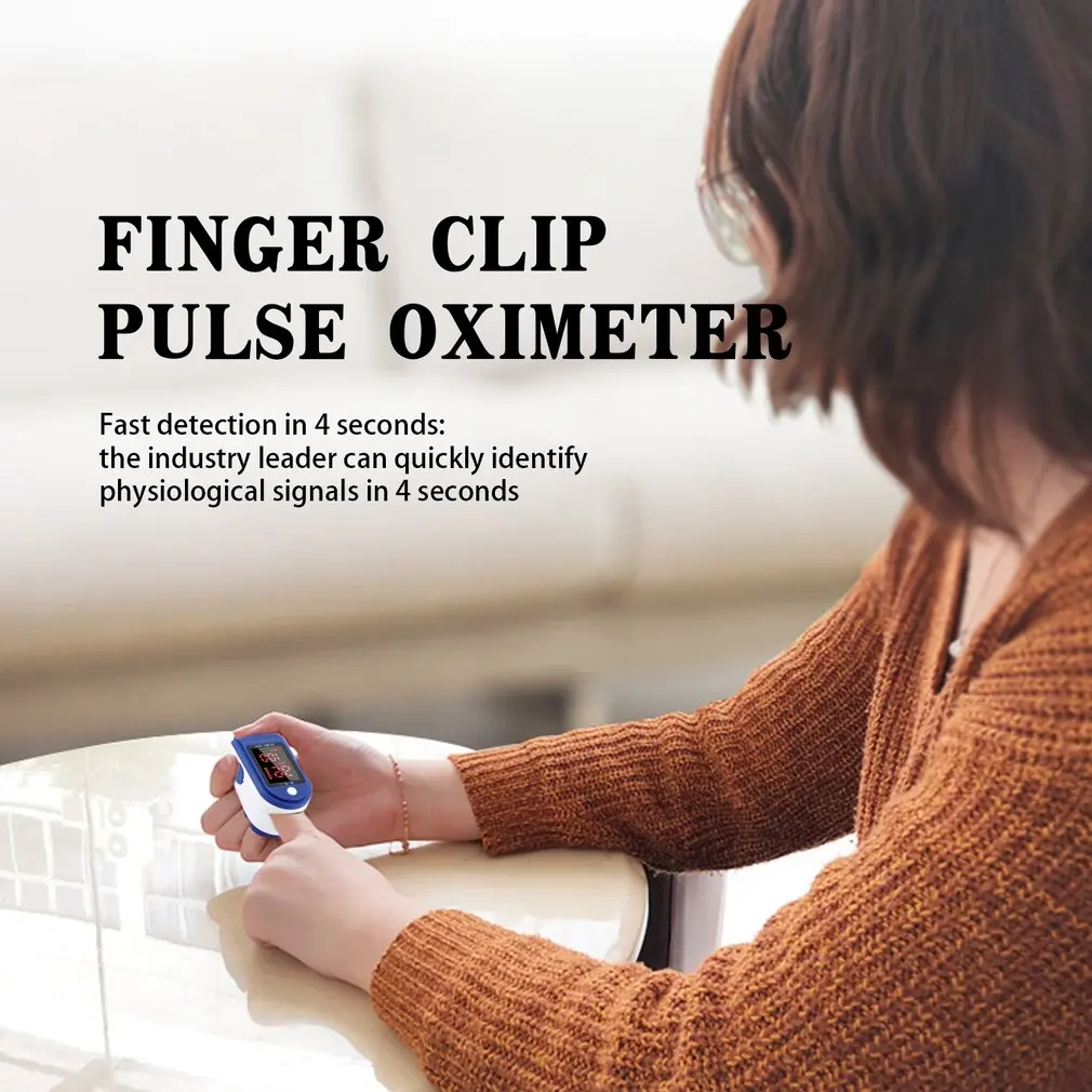 Бытовой мини-оксиметр давления пальца цифровой экран диагностический монитор