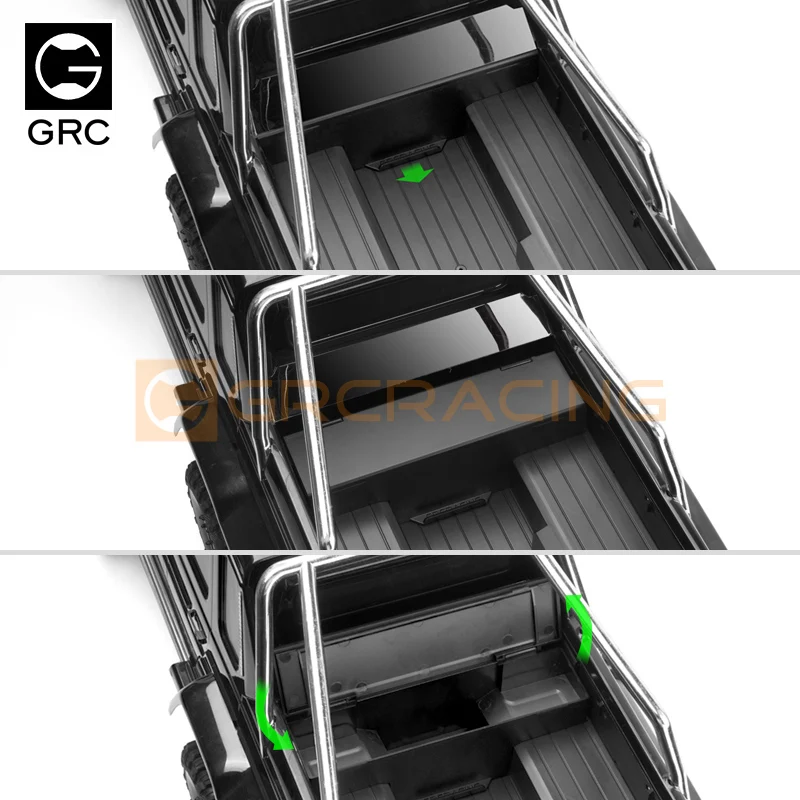 Grc Traxxas 1/10 Trx6 G63 Crawler Car Adjustable Hunter Rear Compartment Bucket Toolbox Sliding G163f | Игрушки и хобби