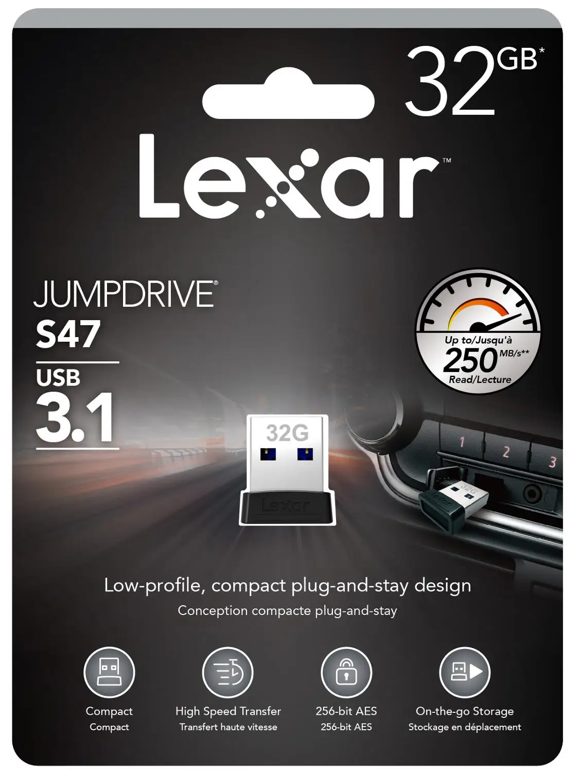 USB-флеш-накопитель Lexar S47 64 ГБ 32 128 | Компьютеры и офис