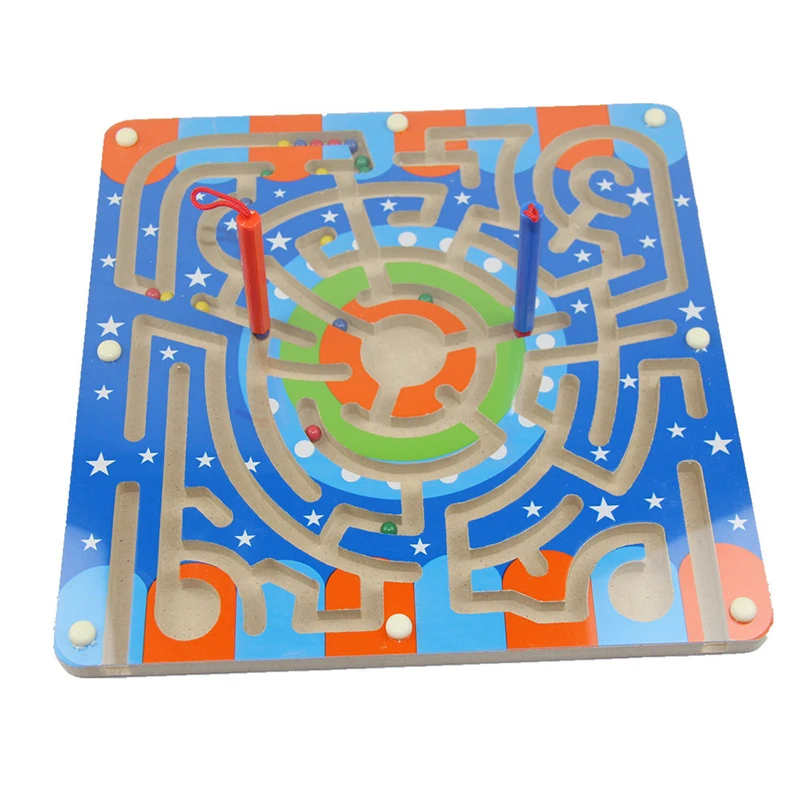 

Big Size Balance Magnetic Maze Quick delivery Puzzle Toy Wood Magic Games For Children Adult Puzzle Educational Toys