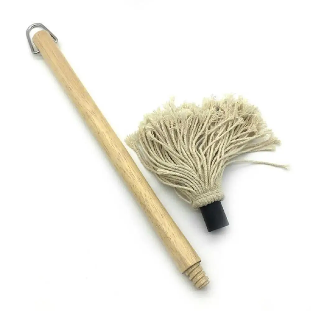 Швабра с деревянной ручкой для приготовления пищи на открытом воздухе мягкая