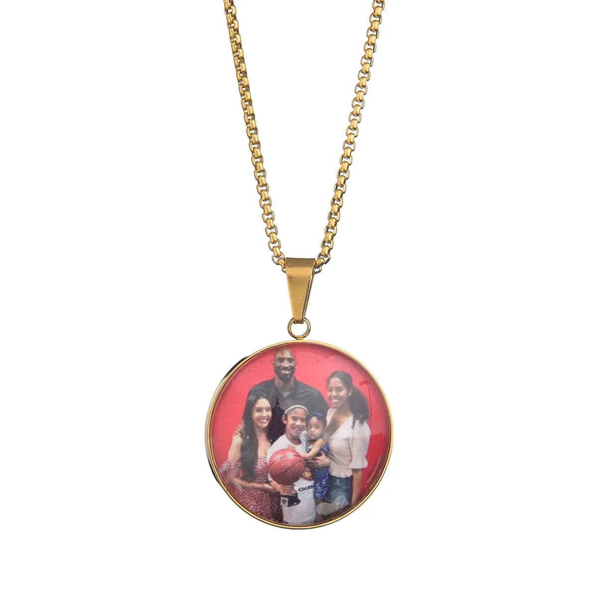 

Photo Customize Pendant Necklace Stainless Steel Personalized Picture Necklaces Heart Pendants Friend Family Jewelry Gifts