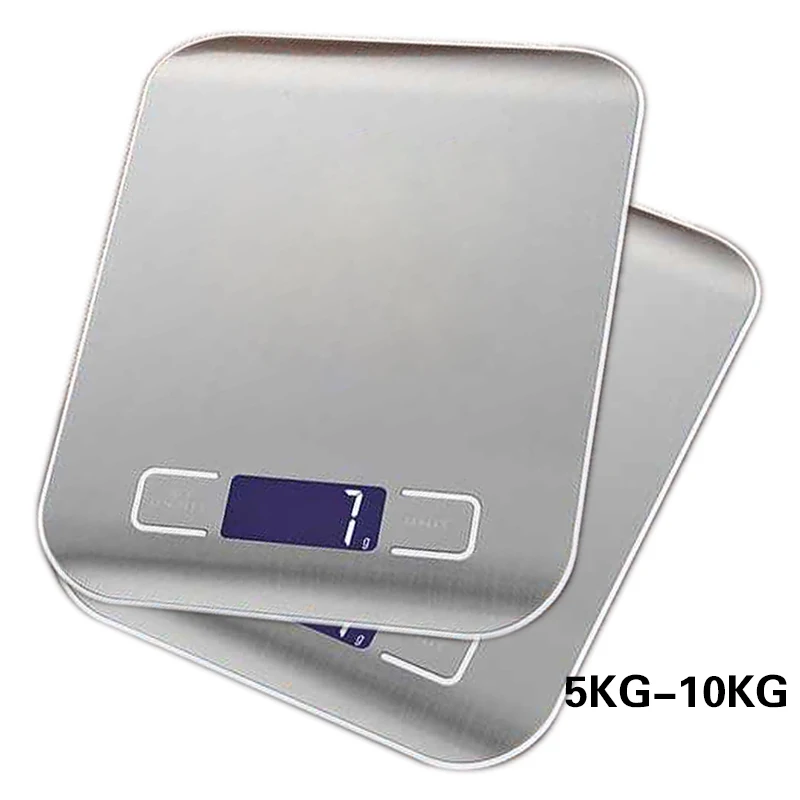 

5/10kg Digital Electronic USB Charging Kitchen Scale LCD Display 1g/0.1oz Precise Food Scale For Cooking Baking Weighing Scales