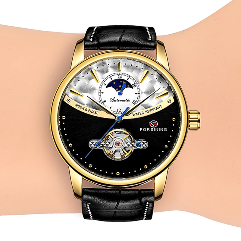 Мужские автоматические механические часы с Лунной фазой 2020|Мужские часы| |