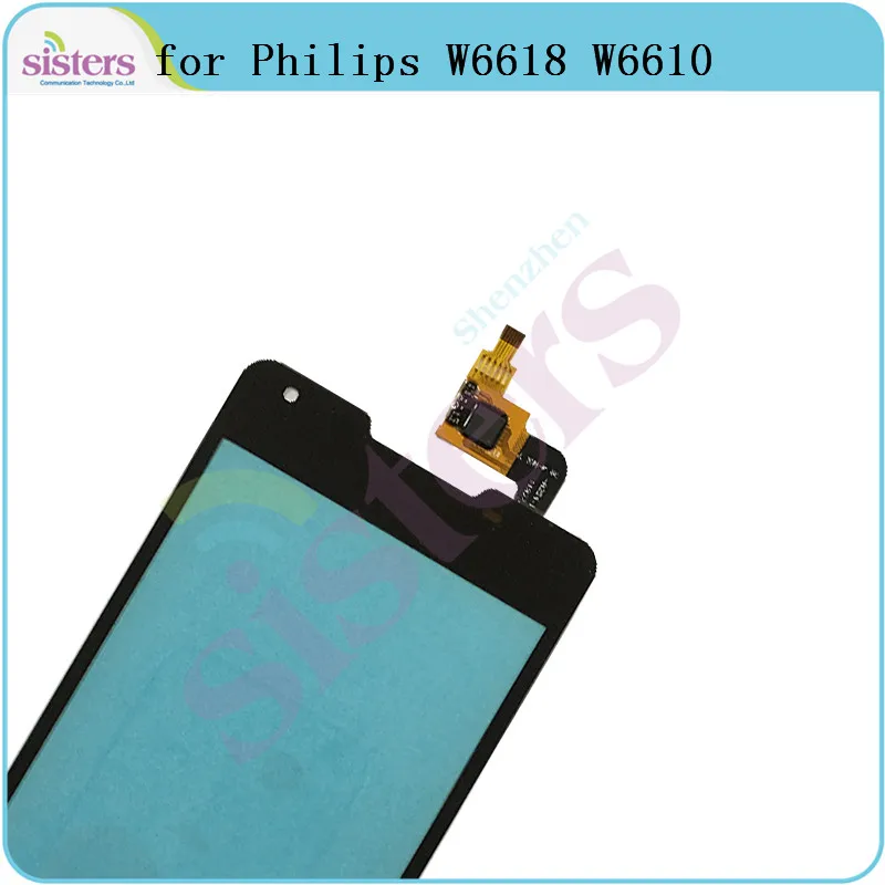 Дигитайзер сенсорного экрана для Philips W6618 W6610 сенсорное стекло объектива