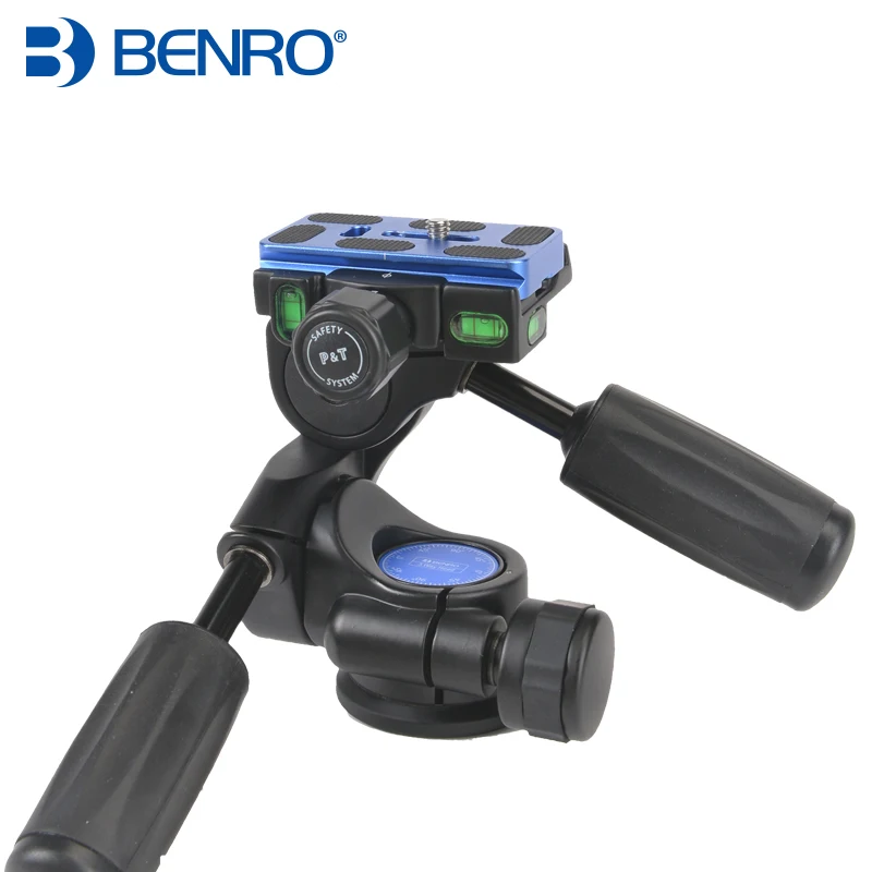 Трехмерная головка Benro HD1A HD2A HD3A из алюминия с пластиной PU60 QR головки для штатива