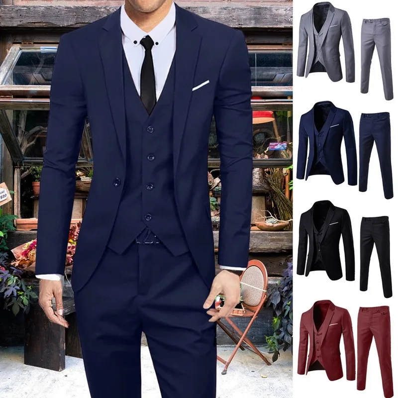 Мужской слитный костюм популярная одежда роскошный мужской для вечеринки