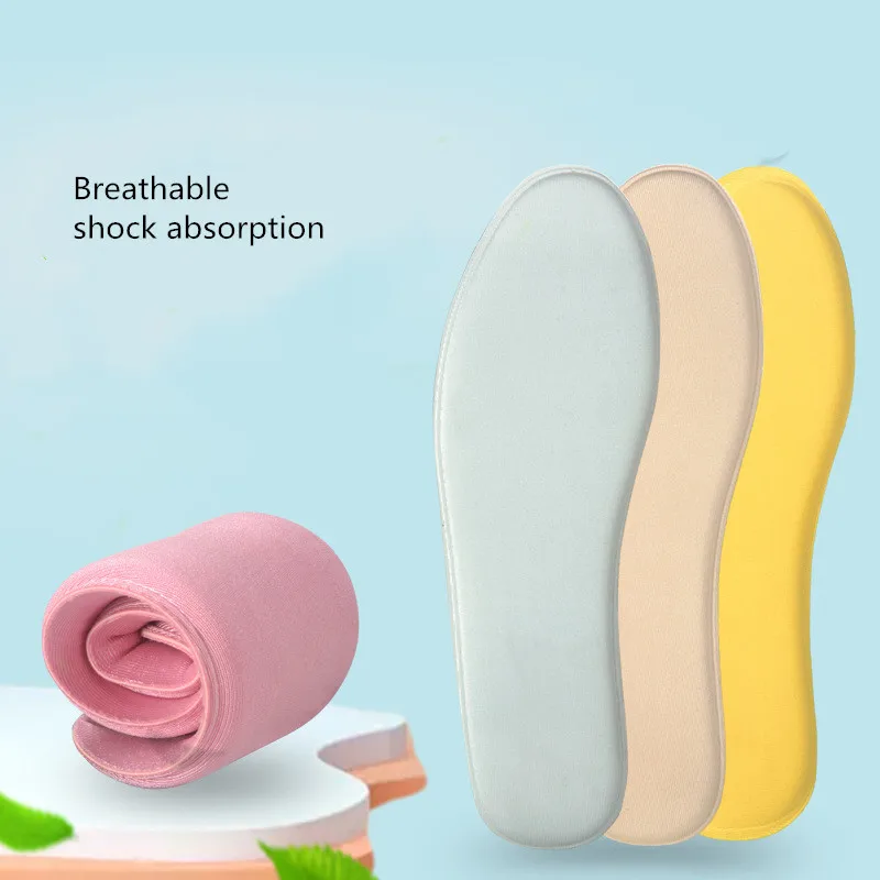 Memory Foam Insoles For Shoes Men Women Sweat Shock Absorption Breathable Sports Insoles Shoe Pad Inserts Cushion Accessories