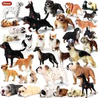 Моделирование собачьи игрушки модели бульдог Доберман Пинчер Хаски корги Сиба-ину образовательные Коллекционная фигурка игрушка для детей Подарки