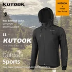 KUTOOK Спорт на открытом воздухе Мужская мягкая оболочка куртка Водонепроницаемый Велоспорт зимне-осеннее пальто велосипедная форма Термальность пеший Туризм MTB велосипедная куртка
