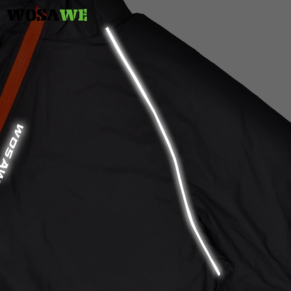 Мужская велосипедная куртка WOSAWE водоотталкивающая ветровка для горных