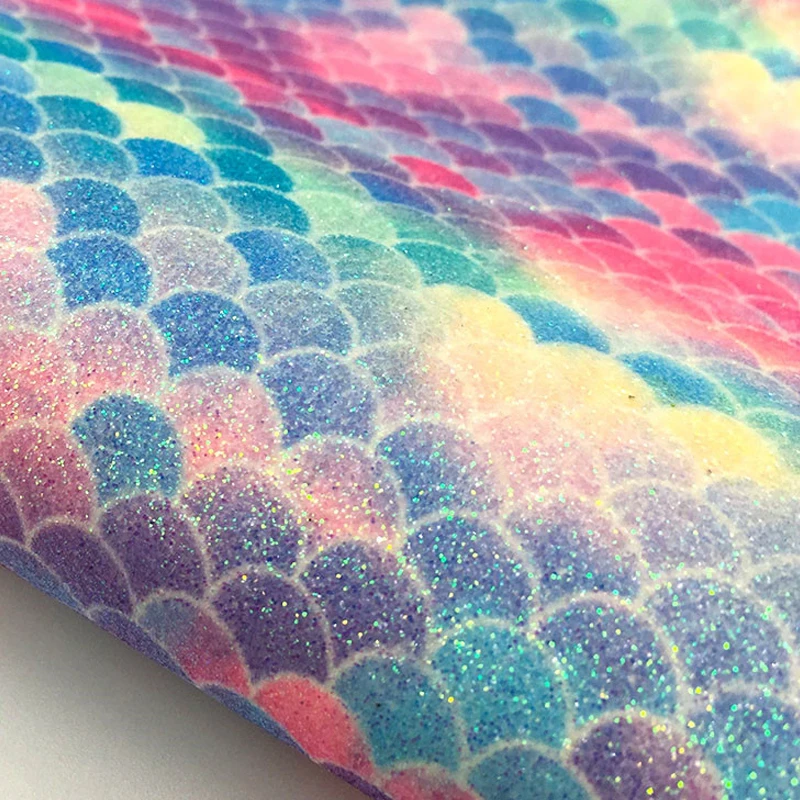 Разноцветная ткань из синтетической кожи блестящая искусственная сделай сам для