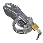 CB6000SCB 6000 клетка для петуха, устройство верности для мужчин с 5 размерами, кольцо, замок для пениса, Мужской Пояс верности, секс-игрушки для взрослых