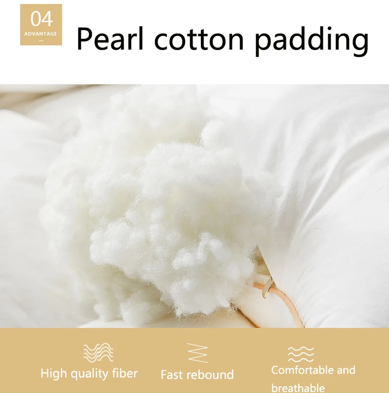 Новый Стиль Магнитная жемчужная хлопковая кровать подушка быстрая отскок шейки