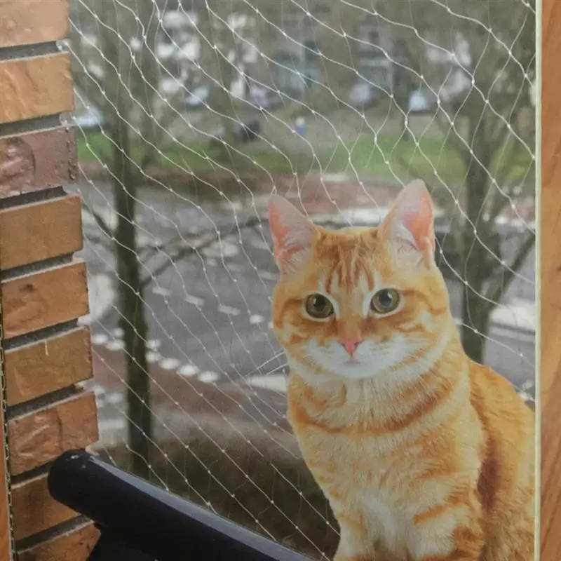 Сетка для домашних питомцев 8x3 м нейлоновая сетка защиты от УФ излучения балкона