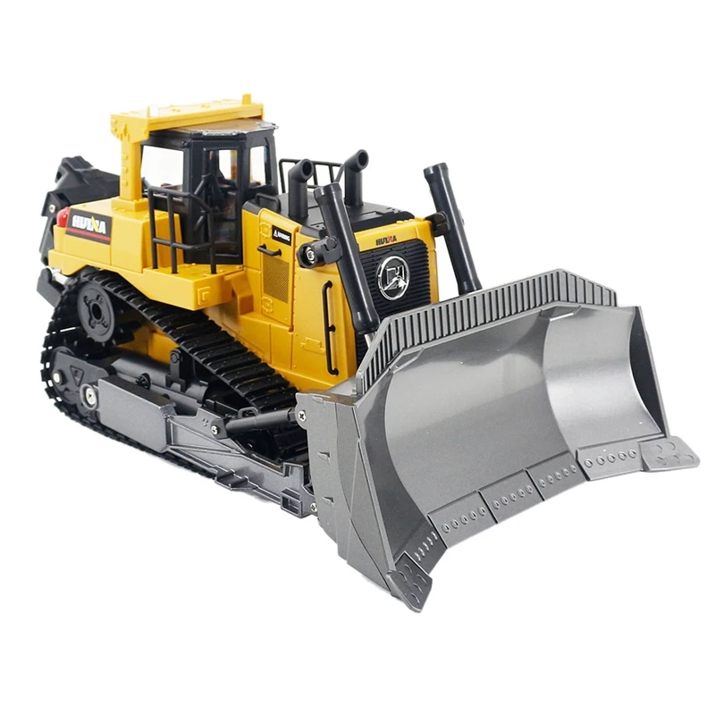 

HUINA 1569 Remote Control Truck 9CH RC Bulldozer Machine On Control Car Toys For Boys Hobby Engineering Gifts