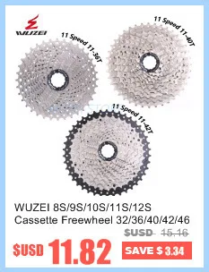 WUZEI 11/12 speed 11-50T 52T кассета Сверхлегкий велосипед Freewheel 11T CNC Freewheel горный велосипед запчасти для Shimano GX