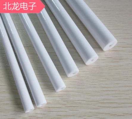 

Ceramic tube m3 corundum tube m3.5 inner diameter high aluminum tube high temperature insulation glazed ceramic tube smooth cera