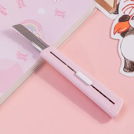 Компактный портативный нож карамельного цвета небольшие резаки ножи для обрезки