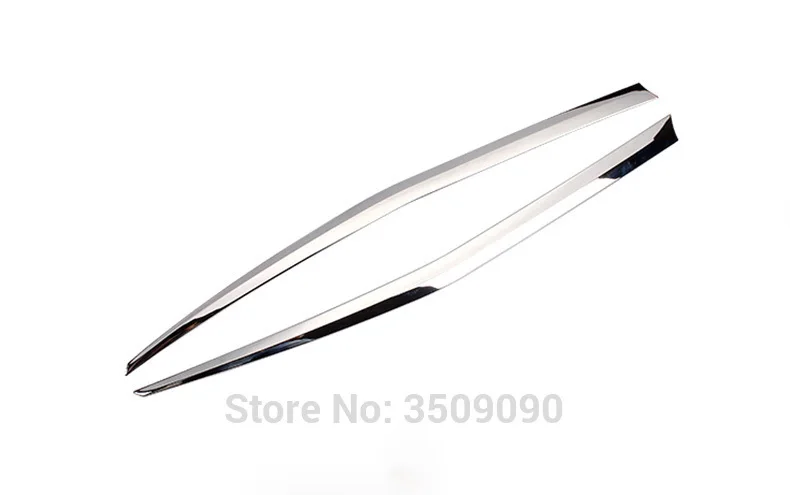 Автомобильный задний хвост дверная коробка отделкой наклейки полоски хром