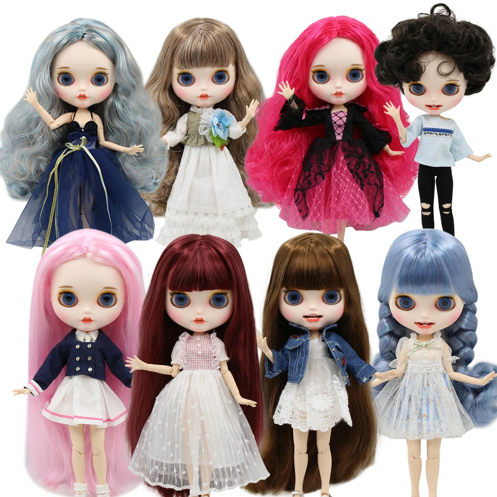 Ледяной DBS Blyth кукольные 1/6 BJD телесного цвета шарнирное тело матовая лицевая