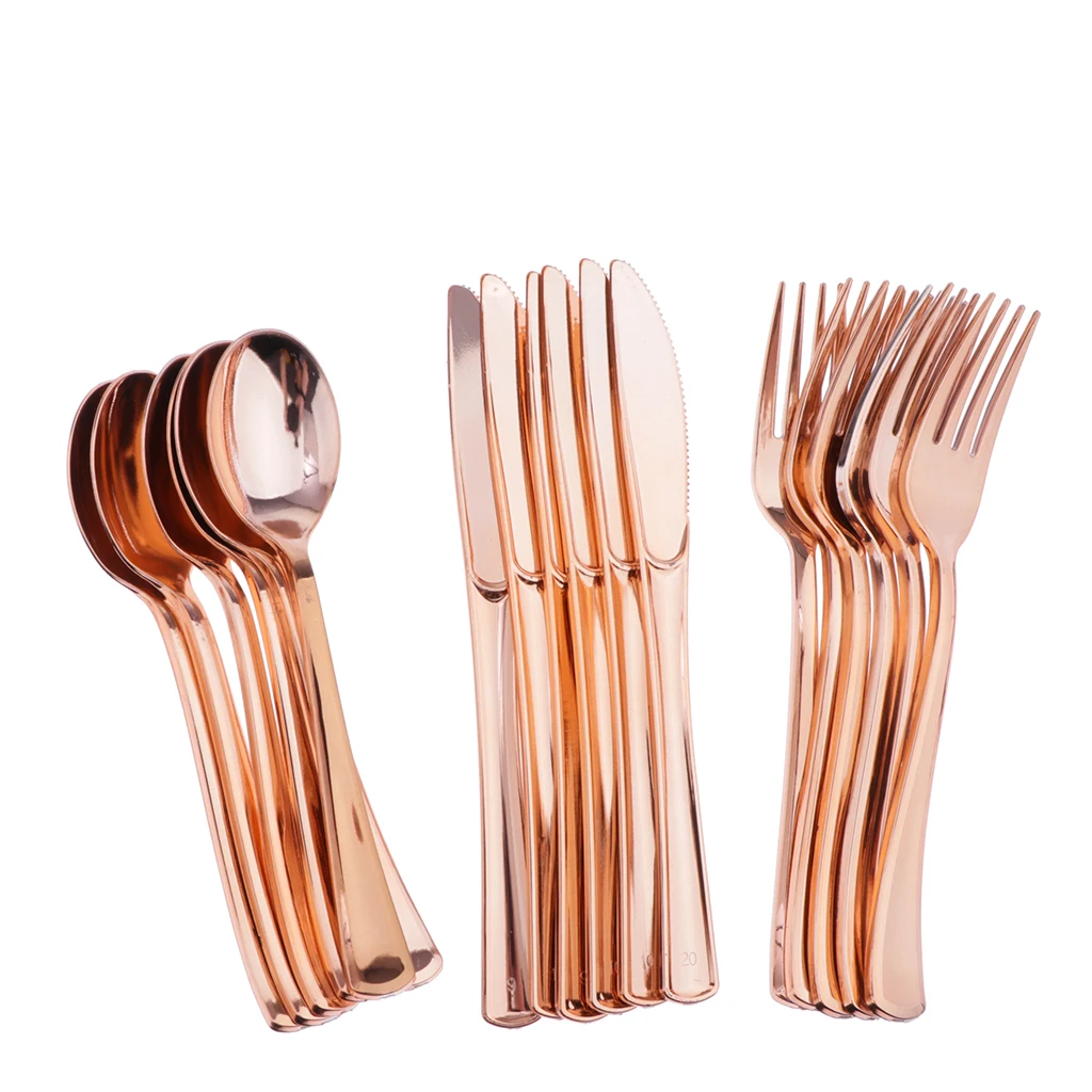 18 Pcs Plastic Cake Spoons Disposable Cutlery Set Fork Spoon Party Tableware Wedding Birthday Decoration Supplies | Дом и сад