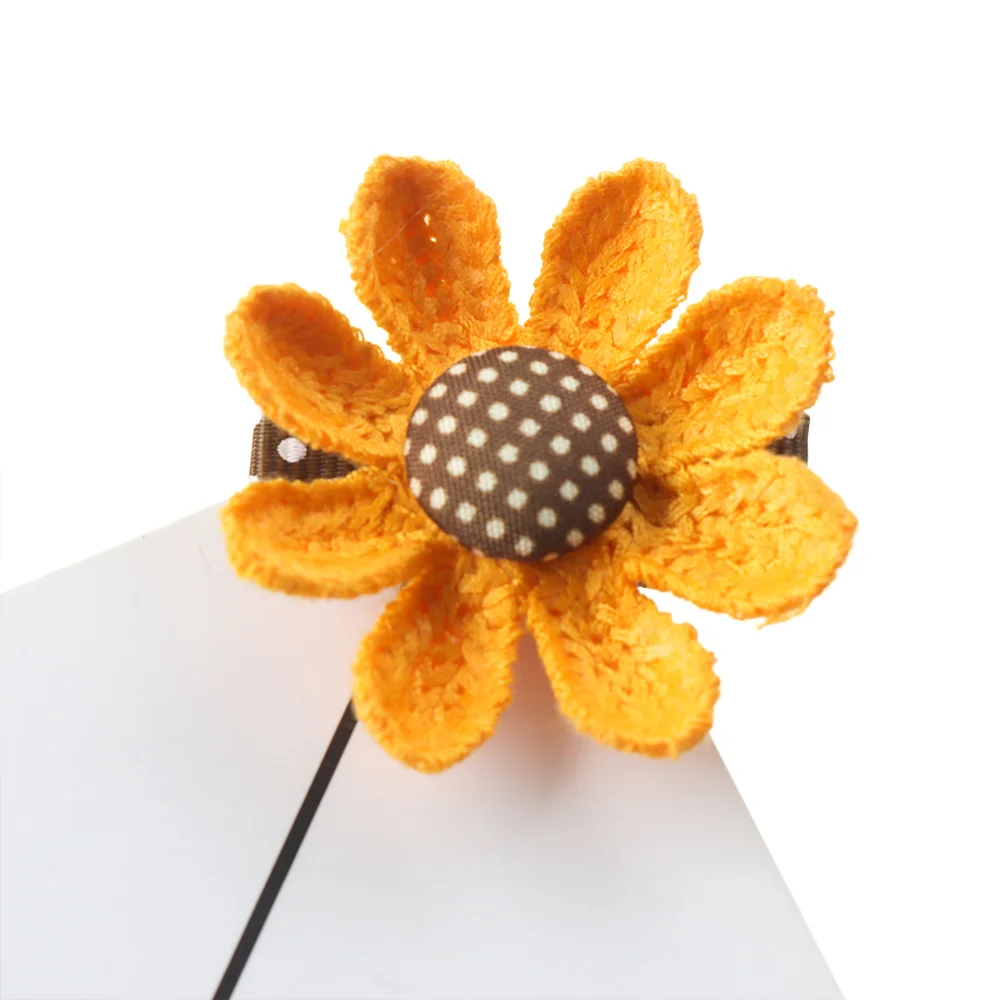 4 шт. милый эластичный с цветочным принтом для девочек волосы резинки набор