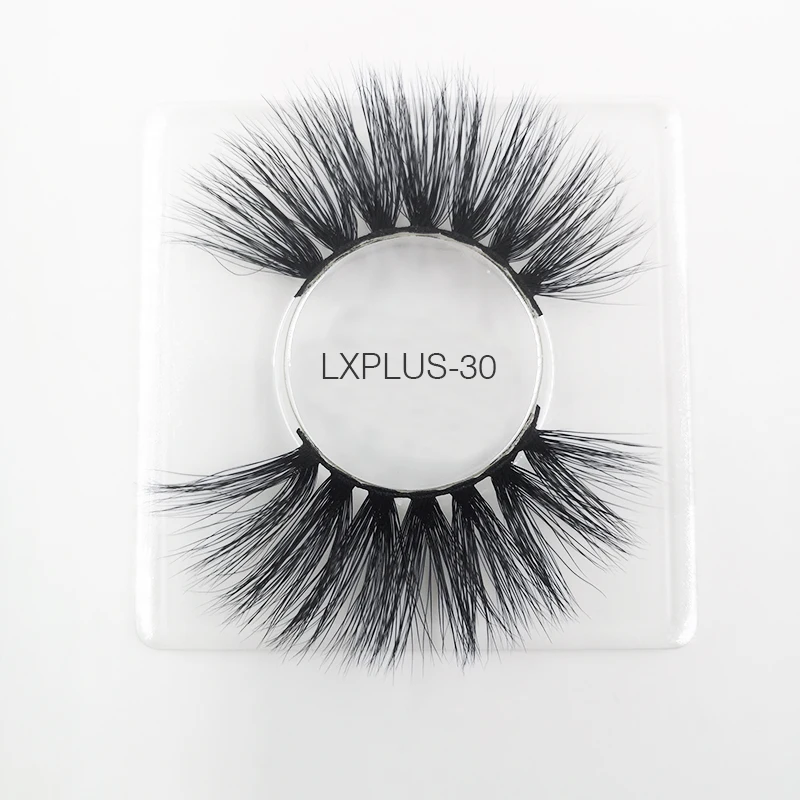 LXPLUS-30 3d норковые ресницы искусственные с индивидуальные коробки 5d 25 мм норковые ресницы Полосы Натуральные объемные wispy ресницы из натуральной норки Короткие Длинные оптовые продажи - Цвет: LXPLUS-30