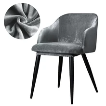 Velvet Fabric Sloping Arm Chair Cover Big Size Wing Bakc King Back Chair Covers Seat Covers For Hotel And Home Party Banquet