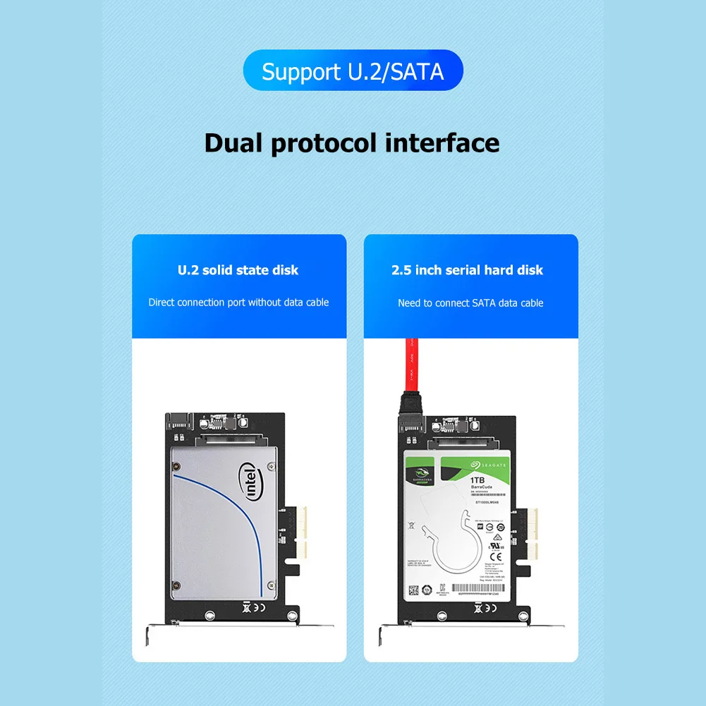 25 дюймовый u 2жесткий диск sata pcie x4 дл