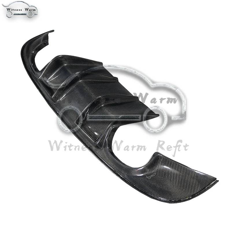 Диффузор заднего бампера из углеродного волокна спойлер для Jaguar XF XFL 2016 UP Dual exhip two