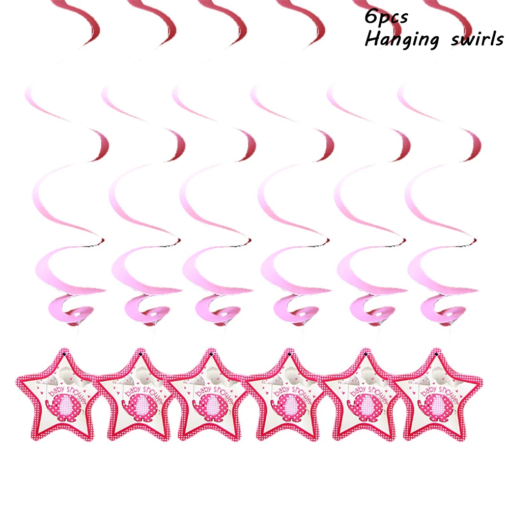 Детские украшения для вечеринки голубой и розовый цвет|Украшения своими руками