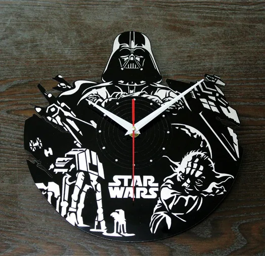 

2021 Marvel Star Wars Wall Clock Electronic Smart Luminous Timer Wake Up Children's Desktop Alarm Clock Bedroom Decoration