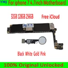 100% протестированная материнская плата для iphone 7 сбез Touch ID, оригинальная разблокированная с полными чипами и системой IOS, логическая плата с поддержкой 4G netw