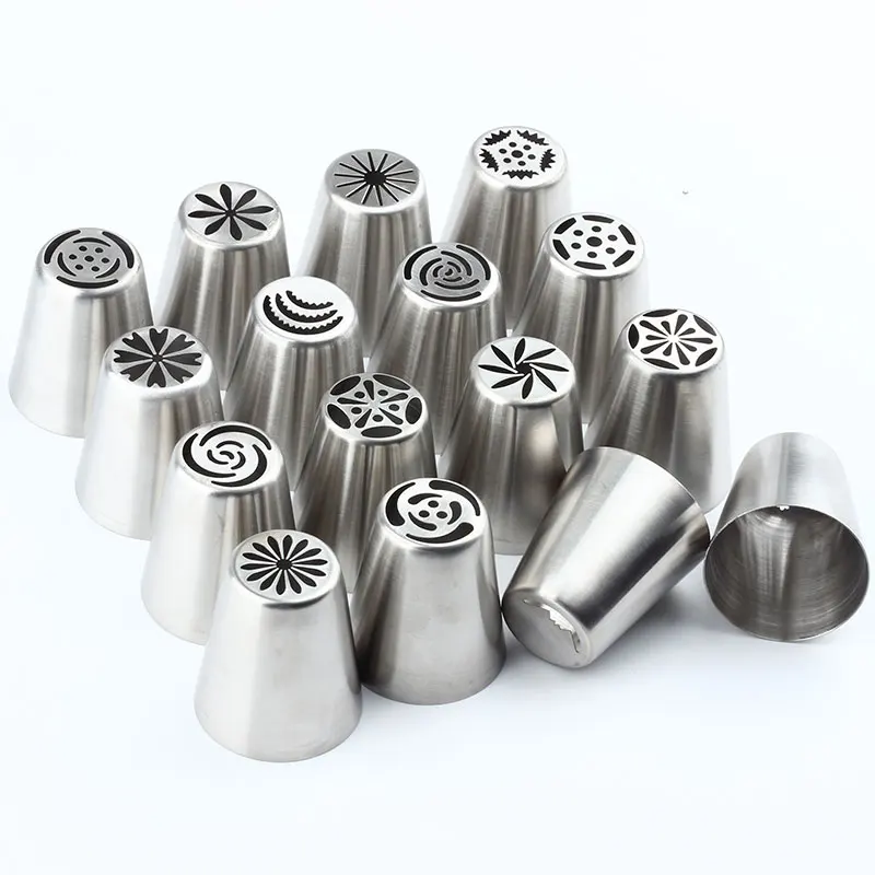 62 шт./компл. кондитерские изделия для глазировки из нержавеющей стали