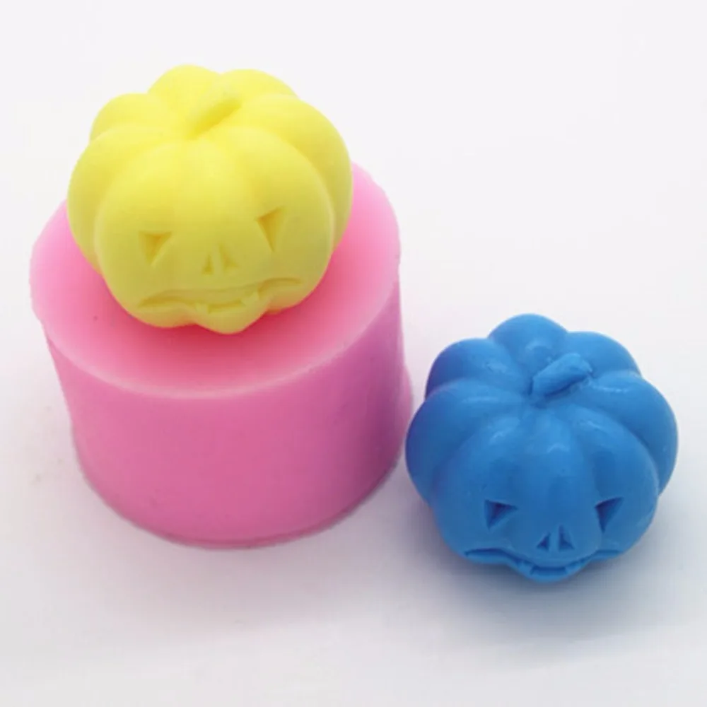 Силиконовая форма для мыла сделай сам в виде тыквы на Хэллоуин художественная