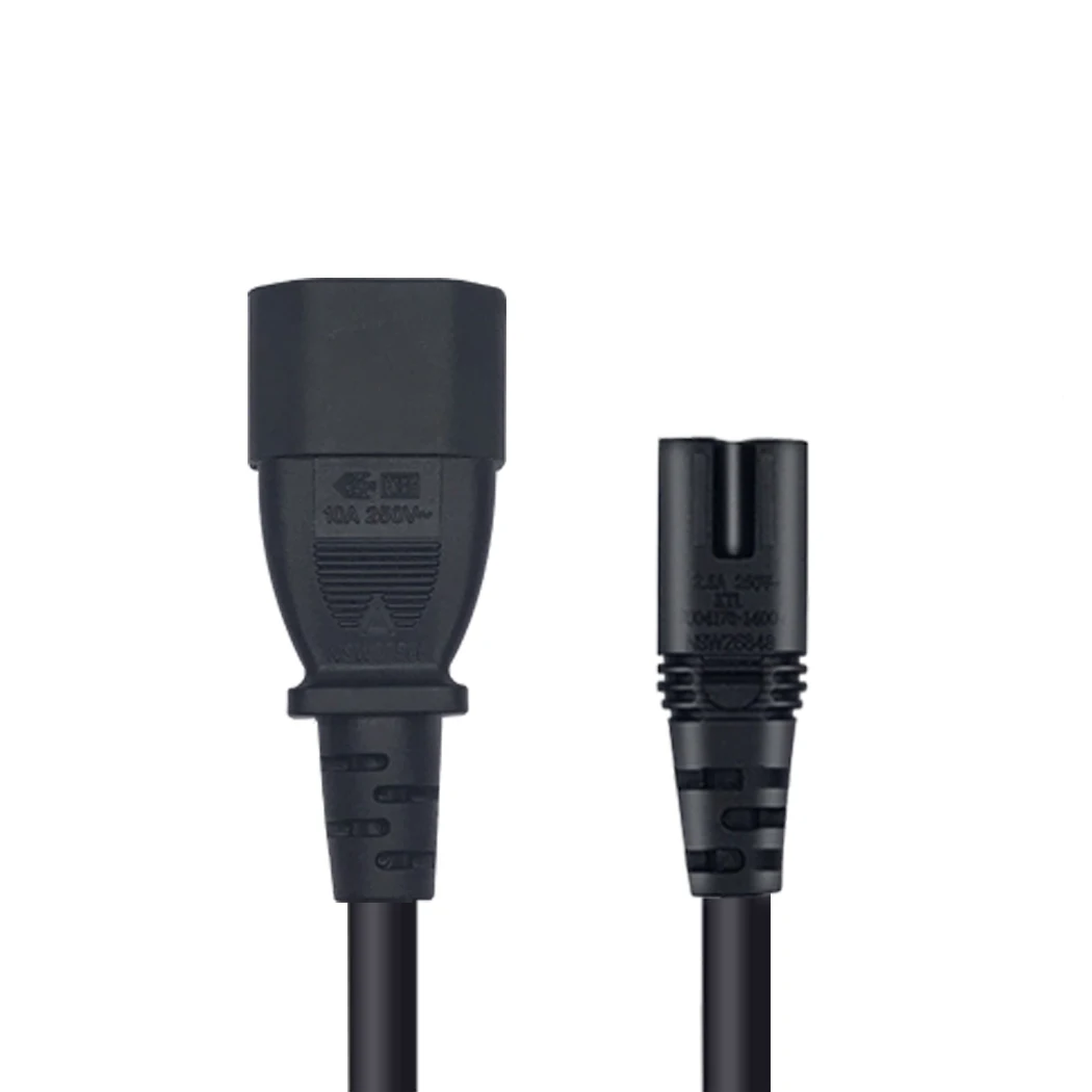 JORINDO 0.6M/1.96FT IEC320 AC cable C7 2 hole socker to C14 3 pin pulg power cord Used for PUD/UPSF Server | Электроника